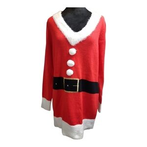 Holiday Time Santa XL Oversized top or Dress